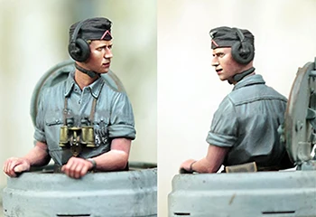 1/35 Tankovsko Poveljnik Poletje bojevnik Smolo Model Miniature gk Unassembly Unpainted