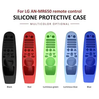 1 Kos Mehke Silikonske Zaščite Rokav Mehka Zaščitna torbica Za LG Smart TV Daljinski Nadzor-MR600/AN-MR650/AN-MR18BA/AN-MR19BA