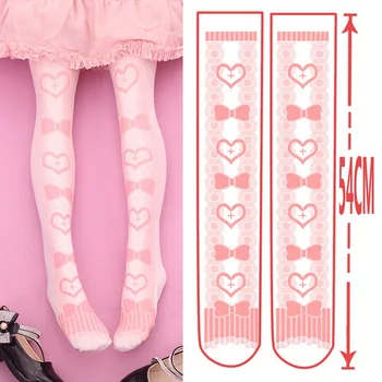 100 d študentje ljubezen sladko bowknot LOLITA nogavice Japonski LOLITA svoje žamet nogavice