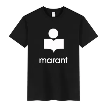 2021 Poletje novo Marant T-shirt moški T-shirt bombaž Harajuku T-shirt O-vratu moški vzročno T-shirt moda svoboden T-shirt
