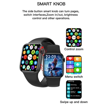 2021 Smartwatch Moški Ženske Bluetooth Klic po Meri Dail Pametno Gledati M16plus za Android Ios VS W26 Pro Hw22 IWO W46 W56 Serije 6