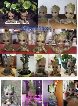 3 Prijavite Se Groot Drevo Vaza Figuric Model Igrače