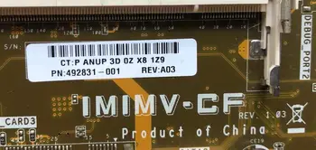 492831-001 Za HP ouchSmart IQ500 IQ573 IQ546cn all-in-one motherboard IMIMV-PRIM motherboard testiran v celoti delo