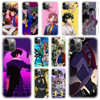Anime Lupin III Primeru Za Apple iPhone 11 12 Pro Max 7 Plus 8 XR X XS 6 6S SE 2020 Funda 12Mini 5 5S Mat Telefon Kritje