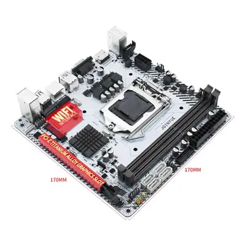 B85 motherboard LGA 1155 set komplet z Intel core I5 4690 procesor 8G(2*4G) RAM pomnilnika usb3.0 sata3.0 mini-dtx B85I-PLUS