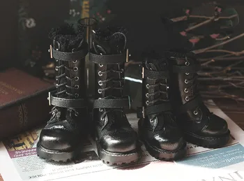 BJD lutka čevlji so primerni za 1/3 1/4 SD17 Stric velikost moda black brown highbrow Martins boot-krzno lutka dodatki