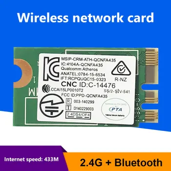 Brezžični 433Mbps Omrežja WiFi 2,4 Ghz 5Ghz M. 2 NGFF Bluetooth, združljiva 4.1 Kartice, Omrežne Kartice Brezžično Kartico Brezžični Adapter