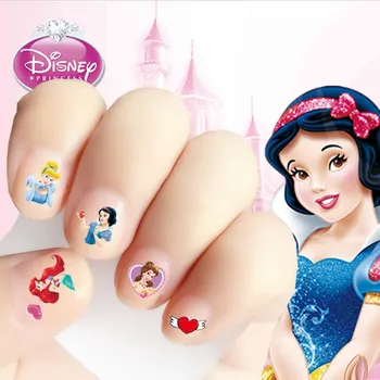 Disney Princesa Nohtov Nalepko, Nastavite Zamrznjene Elsa & Ana sneguljčica Princesa Sophia Mickey Minnie DIY Dekleta, Ličila Igrače Darilo za Rojstni dan