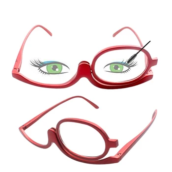 Elbru Ženske Moški Obračanje Povečevalna Stekla Ličila Branje Steklene Zložljive Očala Kozmetični Splošno Za Starejše Dioptrije +1.0 +4.0