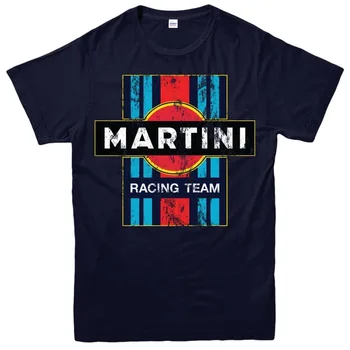 Martini Retro Dirke T-Shirt Lancia Abarth Ekipa T-Shirt Letnik Nove Modne Moške Priložnostne Bombaža, Kratek Rokav T Shirt