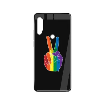 Mavrica Preprostost Umetnosti LGBT Telefon primeru zajema trup Za Xiaomi Redmi Opomba S2 4 5 6 7 8 K20 A S X Pro Plus črne lupine tpu coque