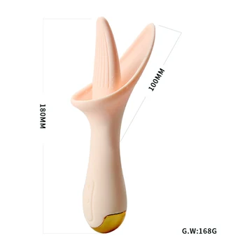 Močan Ustni 30 Načini Big Jezika Lizanje Vibrator za G Spot Vaginalne in Analne Spodbujanje Nastavek Klitoris Golicač Spogleduje Sex Igrače za Ženske