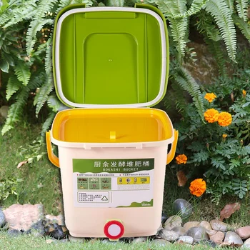Najnovejši 12L Kompost Recycle Bin Composter Sodavice Kompost Bin PP Organskih Domače Smeti Vedro Kuhinjski Vrt Hrane posode za Odpadke