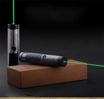 NOVA Zunanja preživetje lažji USB vojske zeleni laser astronomije Puntero vžigalnik zelene laserski kazalnik pero elektronski vžigalnik