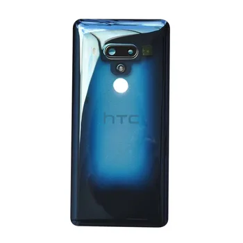 Rdeče Modra Za HTC U12 Plus Baterija Zadnji Pokrov, Vrata, Zadnje Steklo Ohišje Ohišje Objektiv Kamere Okvir Lepilni