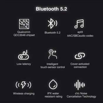 TRN T300 TWS Bluetooth Slušalke 2BA+1DD Slušalke Pravi brezžični Čepkov IPX5 Nepremočljiva V Uho HI-fi Slušalke