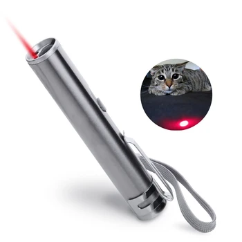 USB Polnilne Pet Igrače Mačka Usposabljanje Igrača Laserski kazalnik Z LED Svetilko